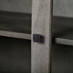Barrett Gray Solid Wood Display Cabinet