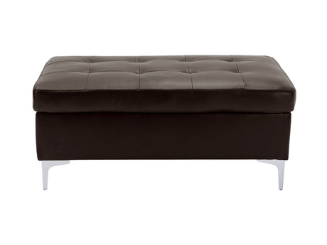 Barrington Brown Ottoman - Ornate Home