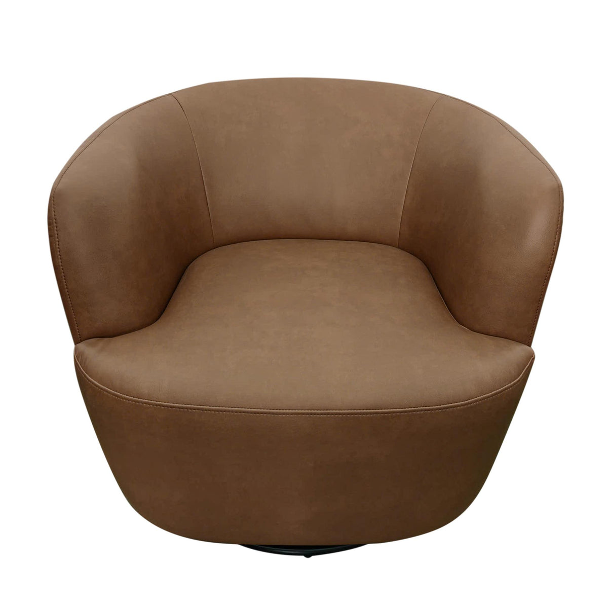 Barron Cognac HP0426 Accent Swivel Chair - Ornate Home