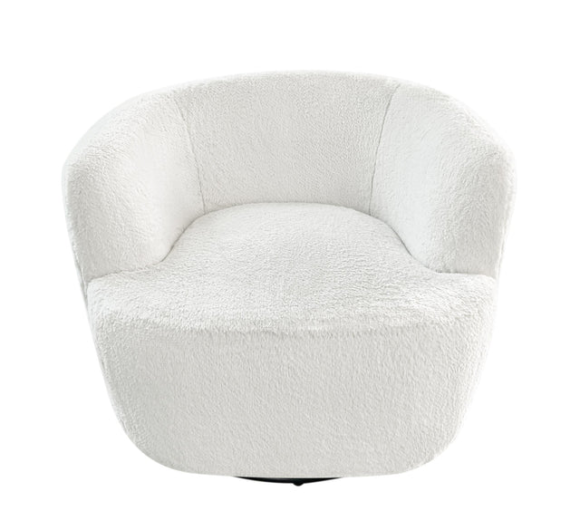 Barron Ecru HP0426 Accent Swivel Chair - Ornate Home