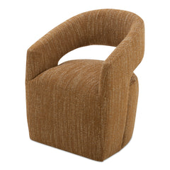 Barrow Amber Glow Rolling Dining Chair - Ornate Home