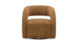 Barrow Amber Glow Swivel Accent Chair - Ornate Home