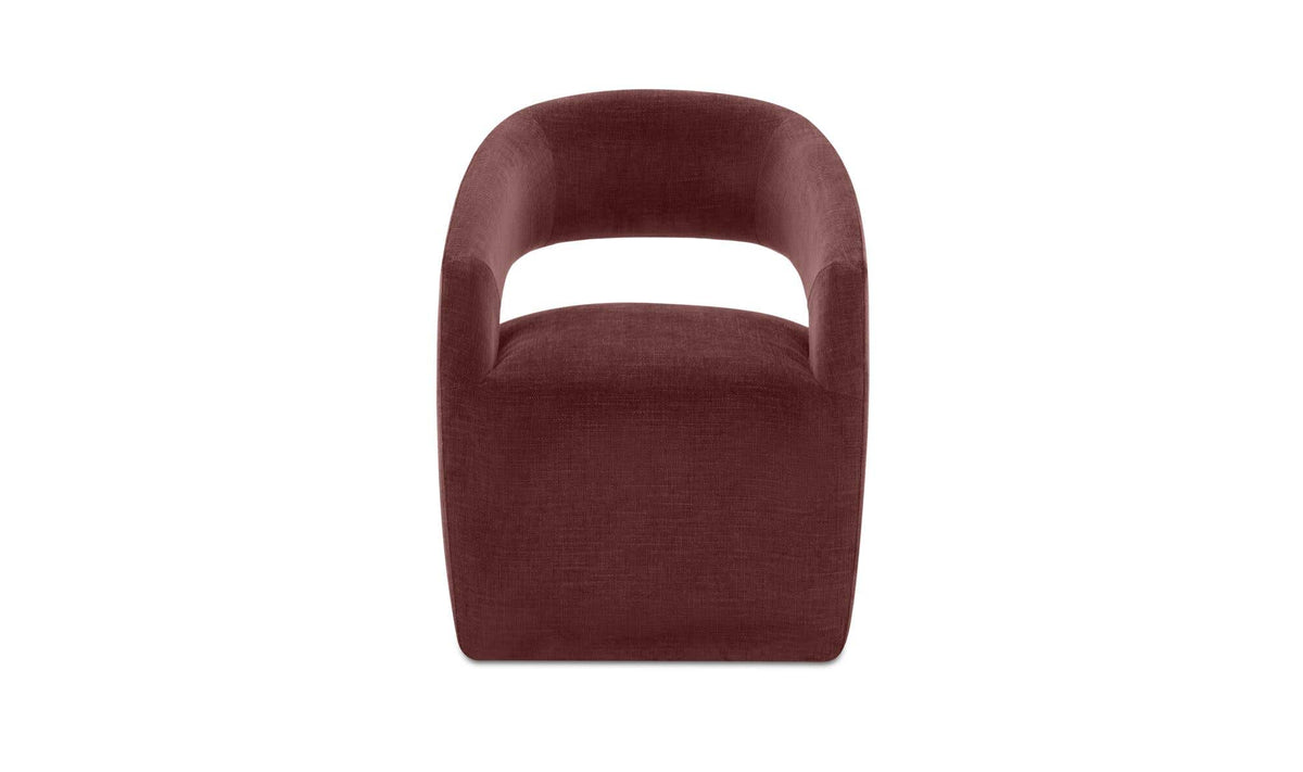 Barrow Berry Rolling Dining Chair - Ornate Home