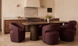 Barrow Berry Rolling Dining Chair - Ornate Home
