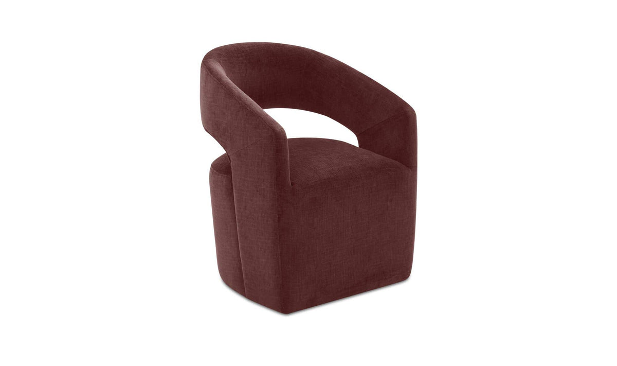 Barrow Berry Rolling Dining Chair - Ornate Home