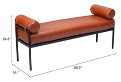 Barrow Brown Bench - Ornate Home