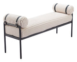 Barrow Cream Bench - Ornate Home