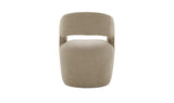Barrow Jute Rolling Dining Chair - Ornate Home