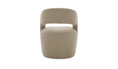 Barrow Jute Rolling Dining Chair - Ornate Home