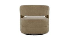 Barrow Jute Swivel Accent Chair - Ornate Home