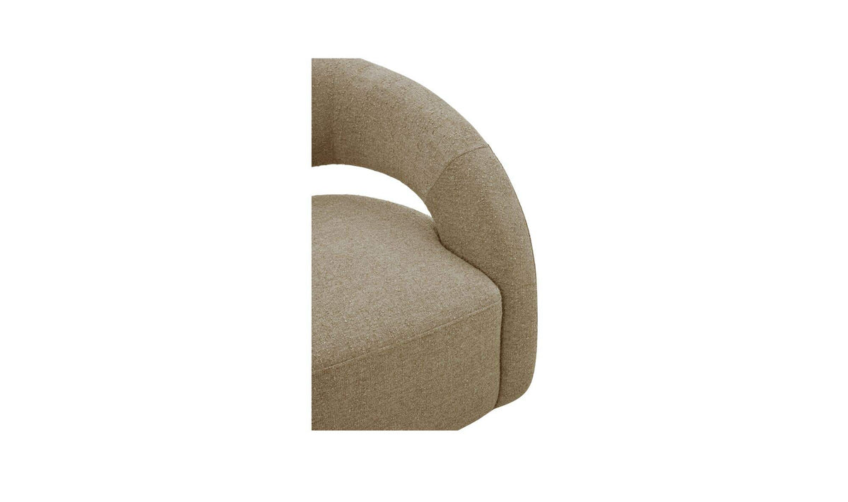 Barrow Jute Swivel Accent Chair - Ornate Home