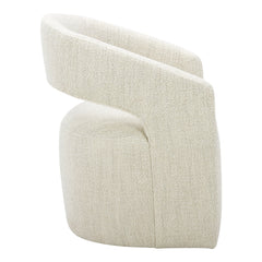 Barrow White Mist Rolling Dining Chair - Ornate Home
