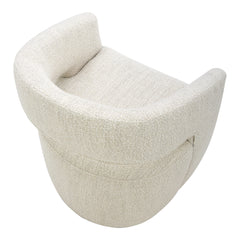 Barrow White Mist Rolling Dining Chair - Ornate Home