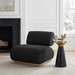 Barsa Black Accent Chair - Ornate Home
