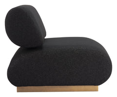 Barsa Black Accent Chair - Ornate Home
