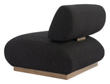 Barsa Black Accent Chair - Ornate Home