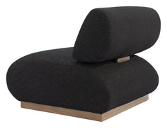 Barsa Black Accent Chair - Ornate Home