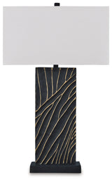 Bartlen Black/Gold 2-Piece Lamp Set (Online Special Price) - Ornate Home