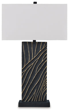Bartlen Black/Gold 2-Piece Lamp Set - Ornate Home