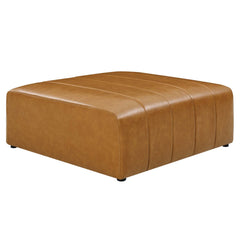 Bartlett Tan 6-Piece Vegan Leather Sectional Sofa - Ornate Home