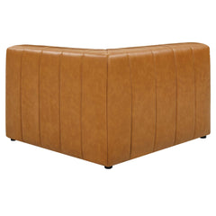 Bartlett Tan 8-Piece Vegan Leather Sectional Sofa - Ornate Home