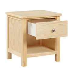 Bartly Brown 1-Drawer Nightstand - Ornate Home