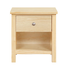 Bartly Brown 1-Drawer Nightstand - Ornate Home