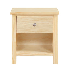 Bartly Brown 1-Drawer Nightstand - Ornate Home