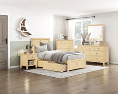 Bartly Brown 5-Drawer Chest - Ornate Home