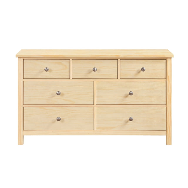 Bartly Brown 7-Drawer Dresser - Ornate Home