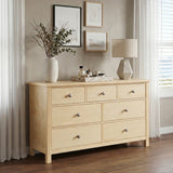 Bartly Brown 7-Drawer Dresser - Ornate Home