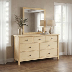 Bartly Brown 7-Drawer Dresser - Ornate Home