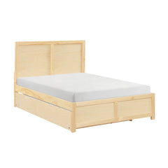 Bartly Brown Full Platform Bed - Ornate Home