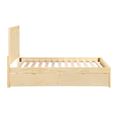 Bartly Brown Full Platform Bed - Ornate Home
