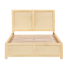 Bartly Brown Full Platform Bed - Ornate Home