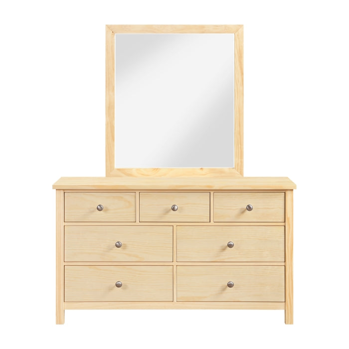 Bartly Brown Mirror Wide - Ornate Home