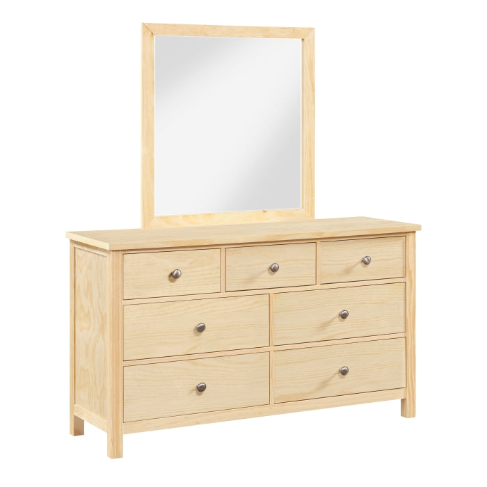 Bartly Brown Mirror Wide - Ornate Home