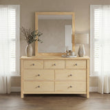 Bartly Brown Mirror Wide - Ornate Home