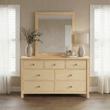 Bartly Brown Mirror Wide - Ornate Home