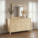 Bartly Brown Mirror Wide - Ornate Home