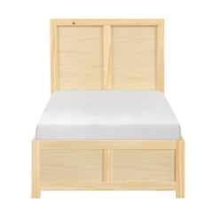 Bartly Brown Twin Platform Bed - Ornate Home