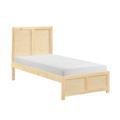 Bartly Brown Twin Platform Bed - Ornate Home