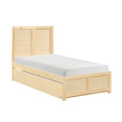 Bartly Brown Twin Platform Bed - Ornate Home