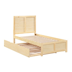 Bartly Brown Twin Platform Bed - Ornate Home