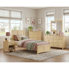 Bartly Brown Twin Platform Bed - Ornate Home