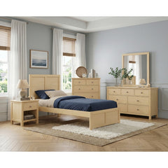 Bartly Brown Twin Platform Bed - Ornate Home