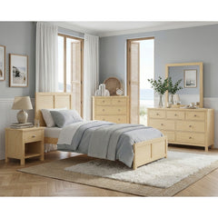 Bartly Brown Twin Platform Bed - Ornate Home