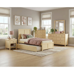 Bartly Brown Twin Platform Bed - Ornate Home
