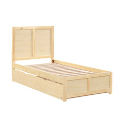 Bartly Brown Twin Platform Bed - Ornate Home