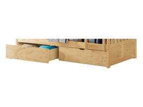 Bartly Natural Pine Storage Boxes - Ornate Home
